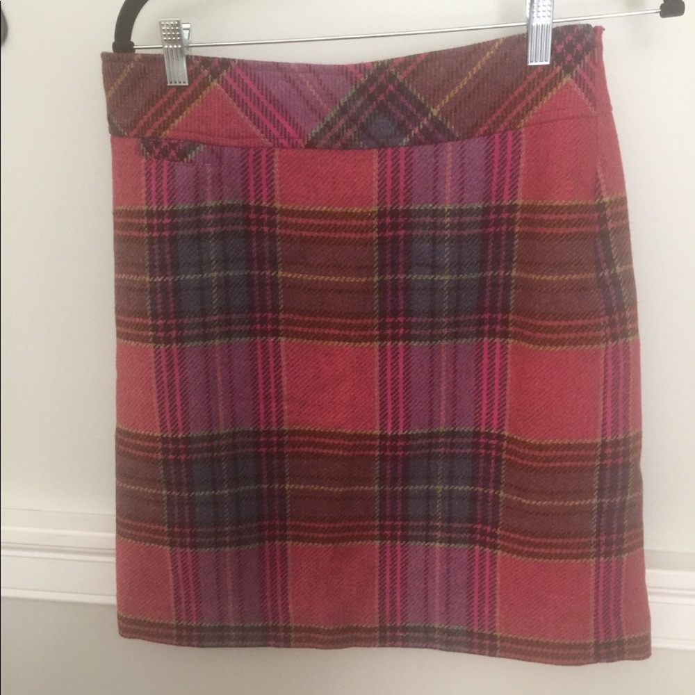 LL Bean Wool A-Line Skirt